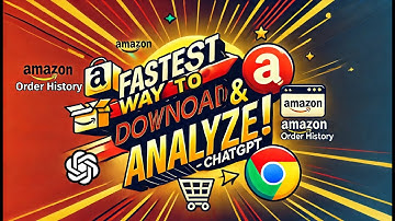 FASTEST WAY to Download Amazon Order History & ANALYZE with ChatGPT (2025)