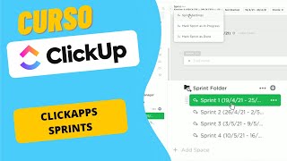 Curso Clickup - ClickApps - Sprints (para Scrum)