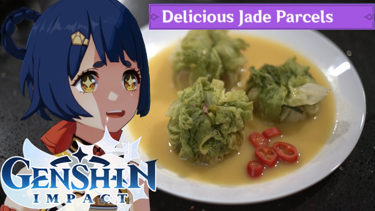 Making Delicious Jade Parcels from Genshin Impact! YouTube