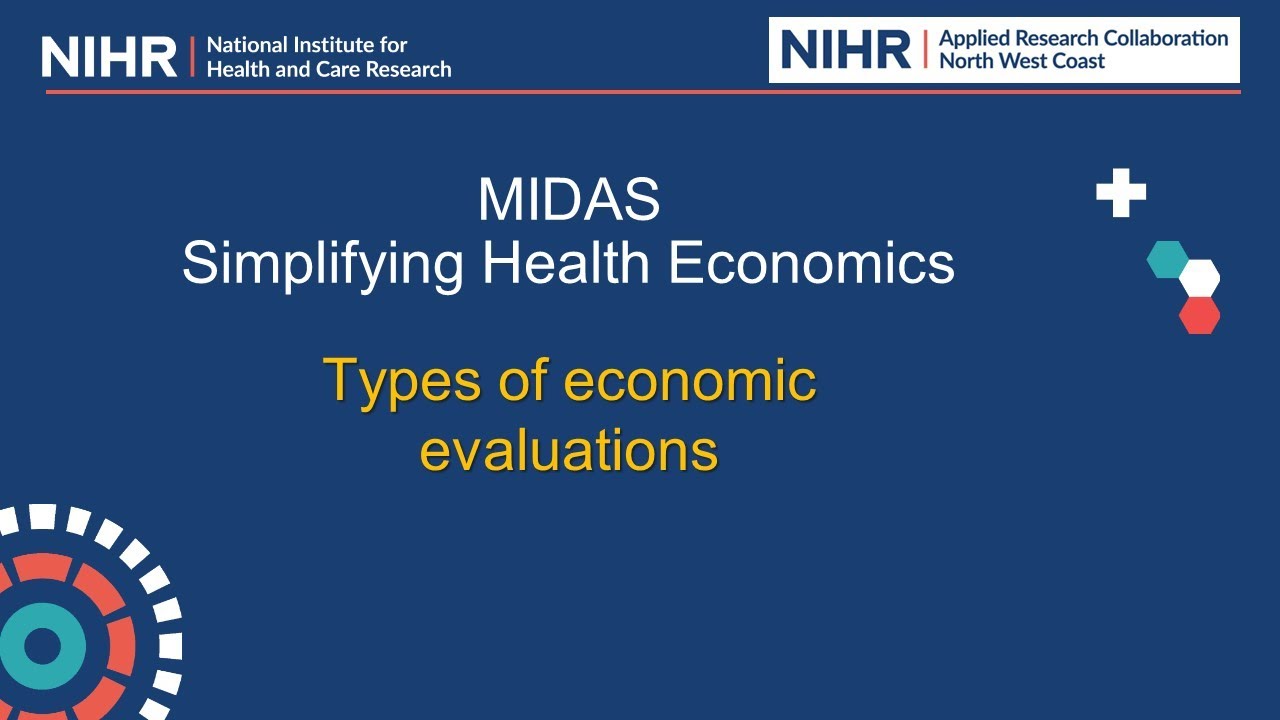 Types of economic evaluations [ARC NWC MIDAS Health Economics series] (MIDAS)