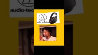 ヘッドホンNo.1はAudio-Technica  byひろゆき