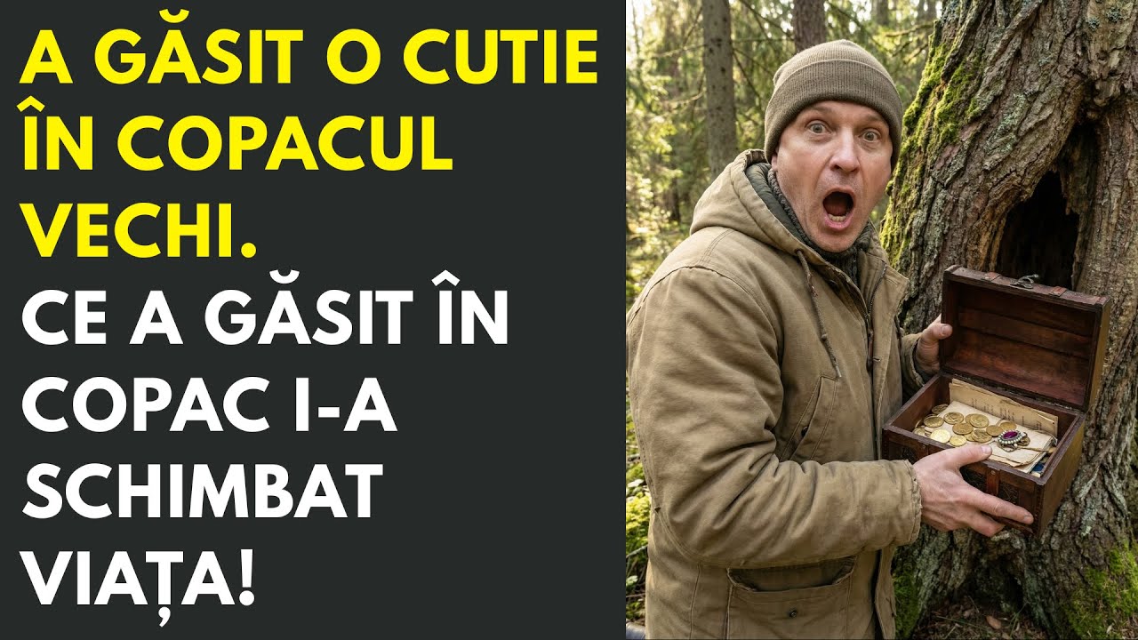 A găsit o cutie în copacul vechi. Ce a găsit în copac i-a schimbat viața!
