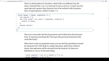 Eloquent JavaScript Read-Along - Functions - 005 - Arrow Functions