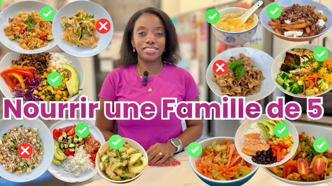 👩🏾‍🍳Idées Repas pour la Famille: Nos Succès et Flops // Nourrir Une Famille de 5, Ép.7