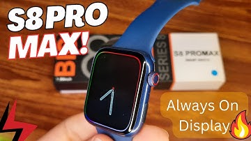 S8 Pro Max Smart Watch | Smart Watch with Always on Display | Budget Friendly🔥 #series8clone