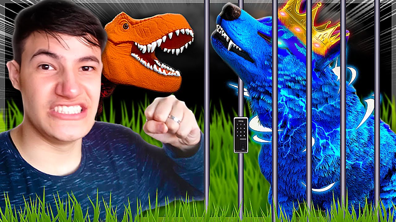 CAPTUREI O SUPREMO REI LOBO! ARK MEGA ZOOLÓGICO! #36