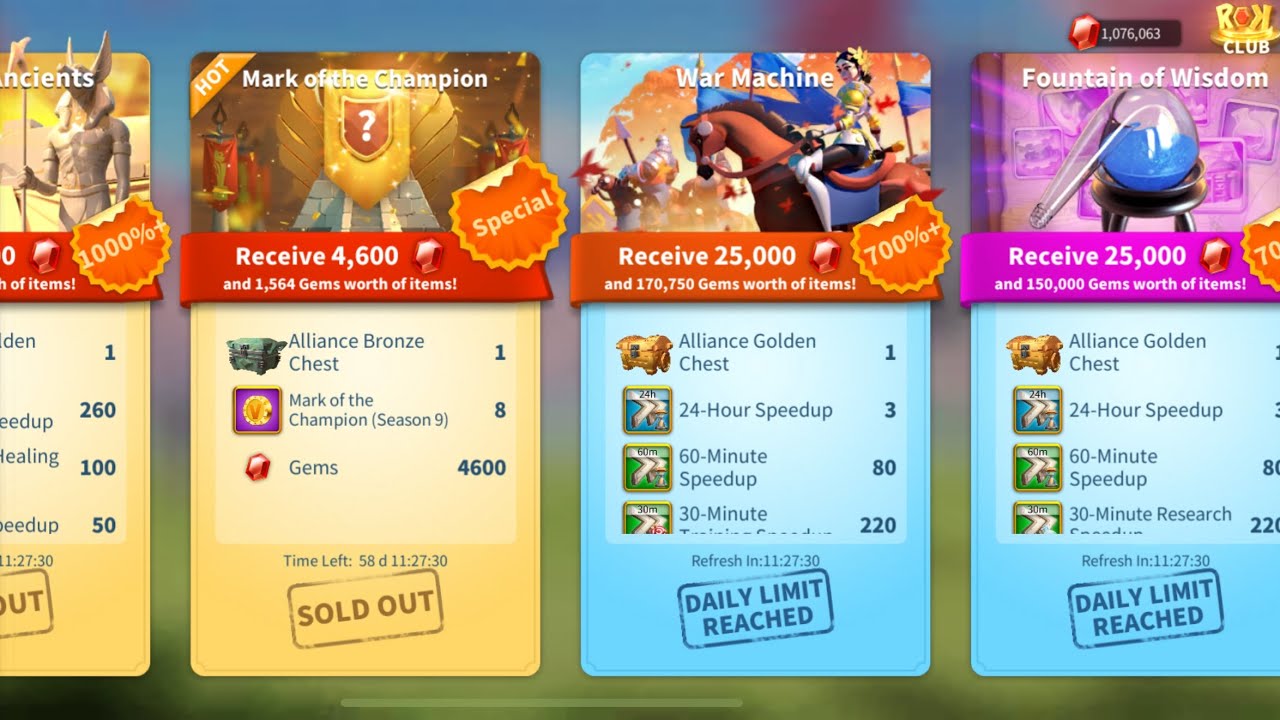 Rise of Kingdoms - Getting 1 Million Gems + 15$ Giveaway ( My $10,000 Account )