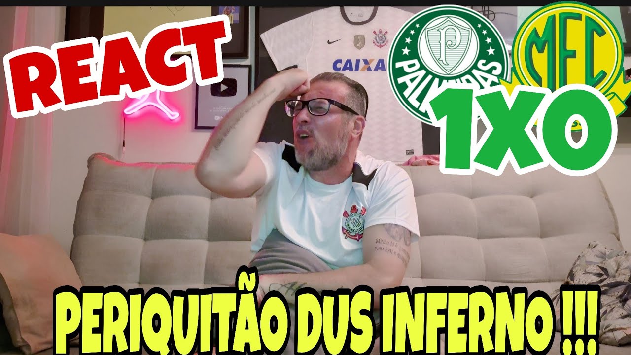 REACT PALMEIRAS 1X0 MIRASSOL !!! PERIQUITÃO DUS INFERNO !!!
