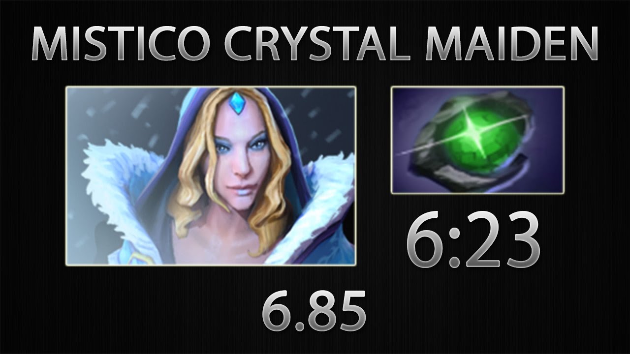 Dota 2 Crystal Maiden Fast Farm - mistico - Gem of True Sight - 
