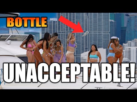 SHE SHOULD NOT BE ALLOWED ON A BOAT EVER AGAIN 😡 (  VERY SAD TO SEE THIS BEHAVIOR)