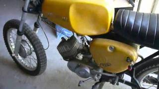 Simson S50b1 Cold start,zimny start,hidegindítás
