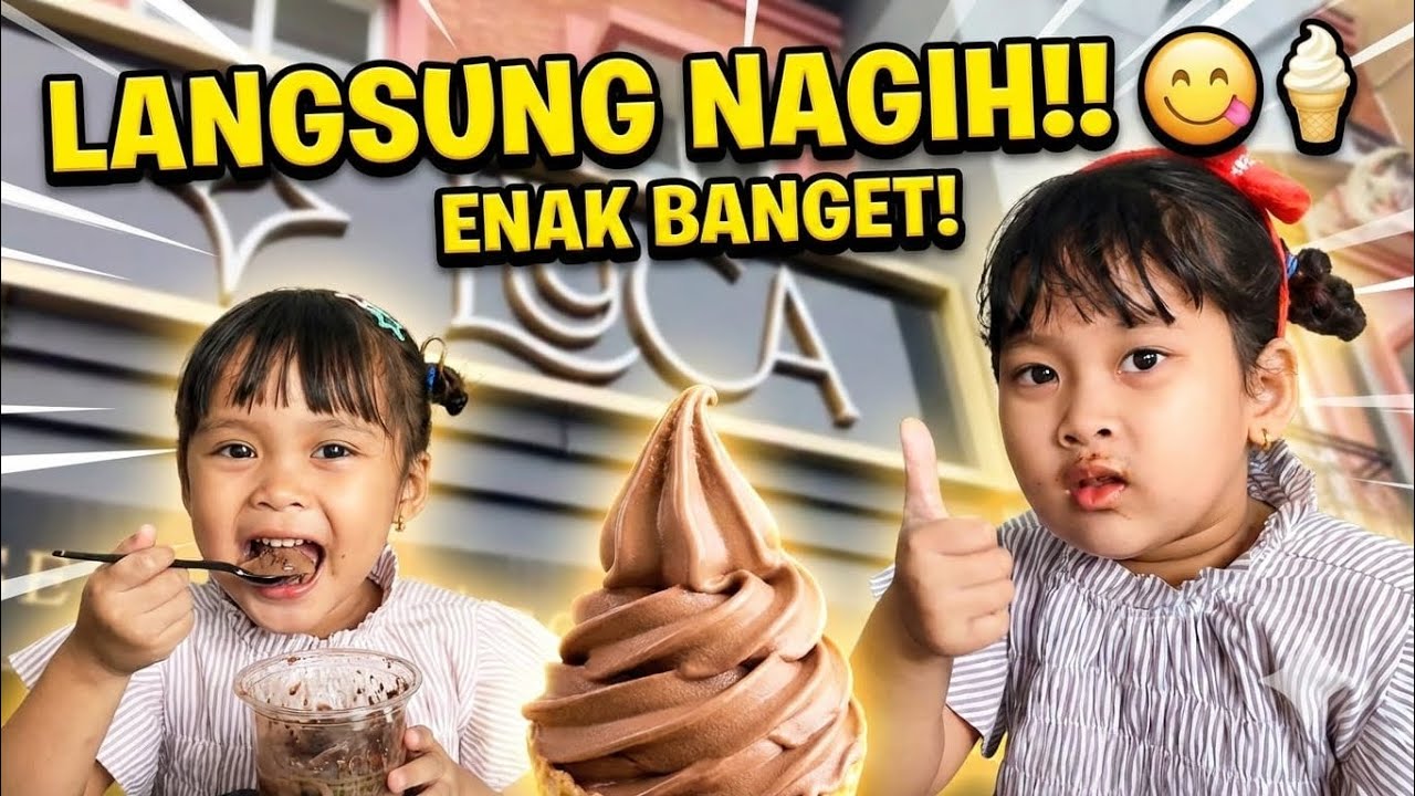 Pertama Kali Makan Es Krim LUCA, Langsung Ketagihan 🤤🍦🔥