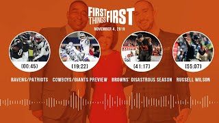 Ravens/Patriots recap, the Browns’ disastrous season (Full show) | FIRST THINGS FIRST Audio Podcast