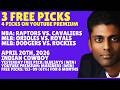 Monday NBA Basketball Picks Predictions & Best Bets 04/20/2026 Indian Cowboy Picks Predictions Bets