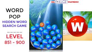 Word Pop - Hidden Word Search Game Level 851 - 900 Walkthrough | SkillGameWalkthrough screenshot 2