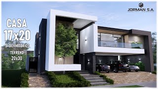House Design | Modern House Design | 17x20m 2 Storey | 5 Bedrooms