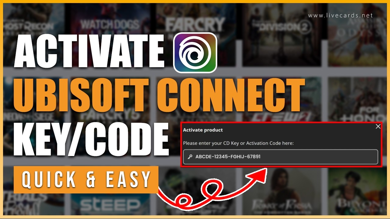 How to Activate a Ubisoft Key/Code in Ubisoft Connect | Quick & Easy ...