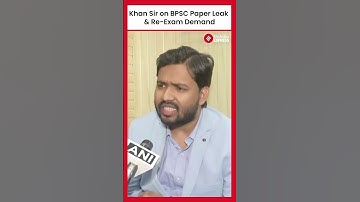Khan Sir Backs BPSC Re-Exam Demand, Urges Govt for CBI Inquiry