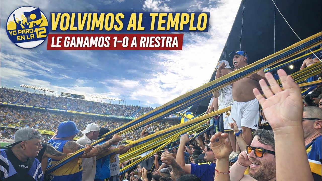 VLOG BOCA JRS 1 - Dep. Riestra 0 | Torneo Apertura 2026 | Previa y partido desde LA 12!