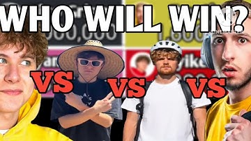 Nico Grigg VS yikes VS ryan trahan VS Dantic | Sub Count History (2022-2025)