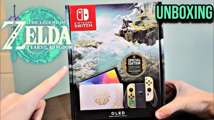 TotK Special Edition Switch OLED Unboxing | It's Beautiful! - YouTube