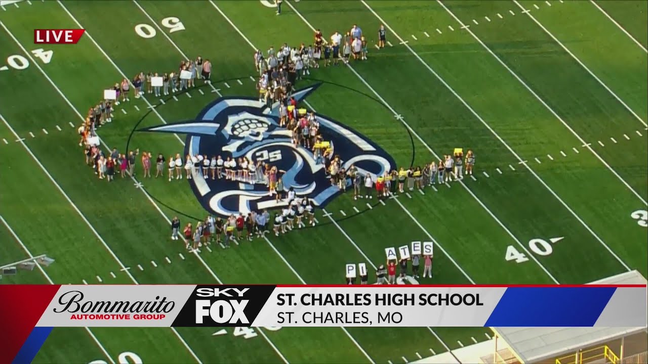 SkyFOX over St. Charles High School