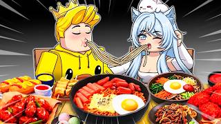 I Had A ASMR MUKBANG DATE In Roblox MUKBANG?!