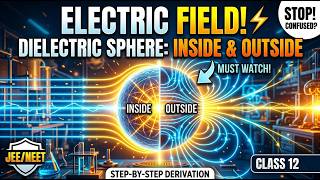Electric Field of a Dielectric Sphere | JEE/NEET Physics #physics