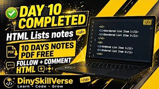HTML లో lists chala easy#html #html5tutorial#html5 #youtube#easy#hardwork#hardworkpaysoff #fyp#hype 