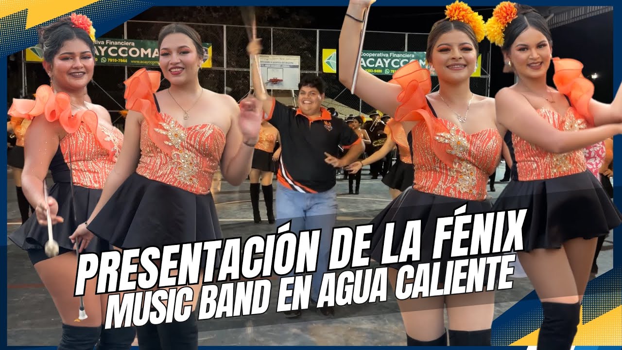 Presentación completa de la Fénix Music Band en Agua Caliente, Chalatenango centro.