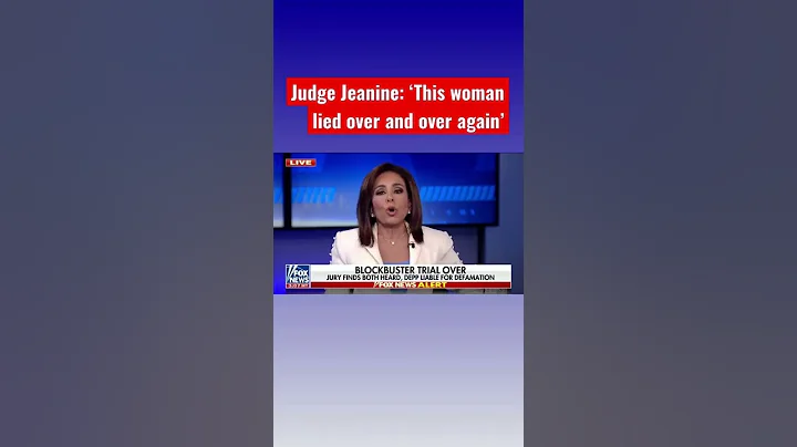 Judge Jeanine rips Amber Heard: You do not represe...