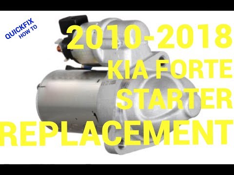 🤔How to replace a starter on a 2010-2018 Kia Forte👌