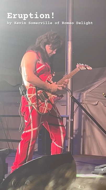 close enough, welcome back Eddie Van Halen! #vanhalen #eruption #musikfest #concert