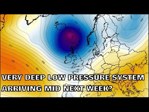 Very Deep Low Pressure System Arriving Next Week? 30th May 2025 - YouTube