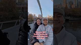 Having fun using DJI osmo 360. Shot on Princes bridge Yarra river in #Melbourne #Australia.