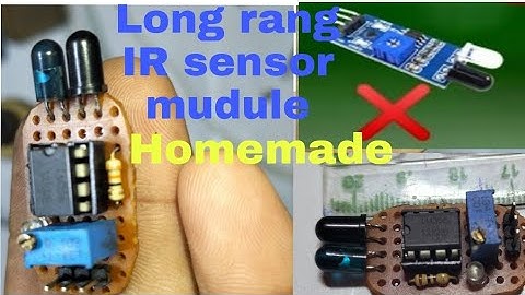 How to make proximity sensor || DIY ir sensor long range at home