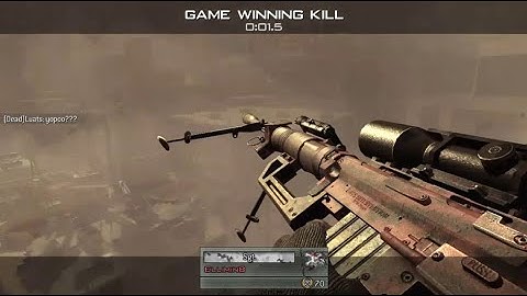 My First Ever IW4X Trickshot Was A Nuke Shot