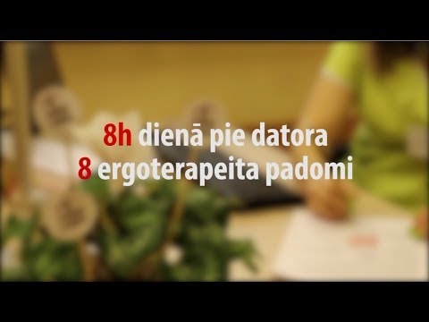 8 Ergoterapeita padomi biroju darbiniekiem