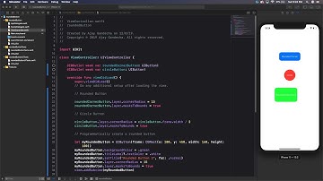 Adding Rounded and Circular Buttons | Swift 5 in Xcode 11