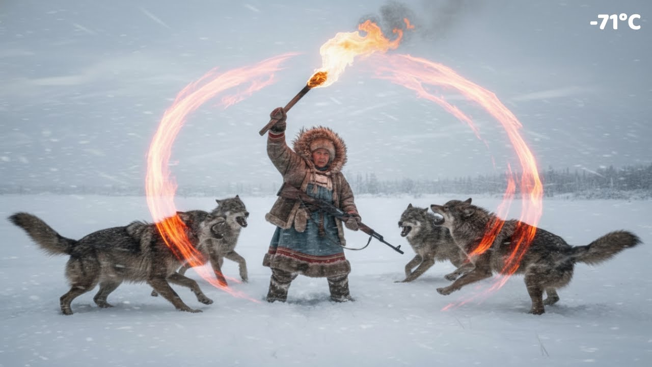81-Year-Old Woman Defends Orphanage from 1,250 Wolves at −71°C | Yakutia Survival