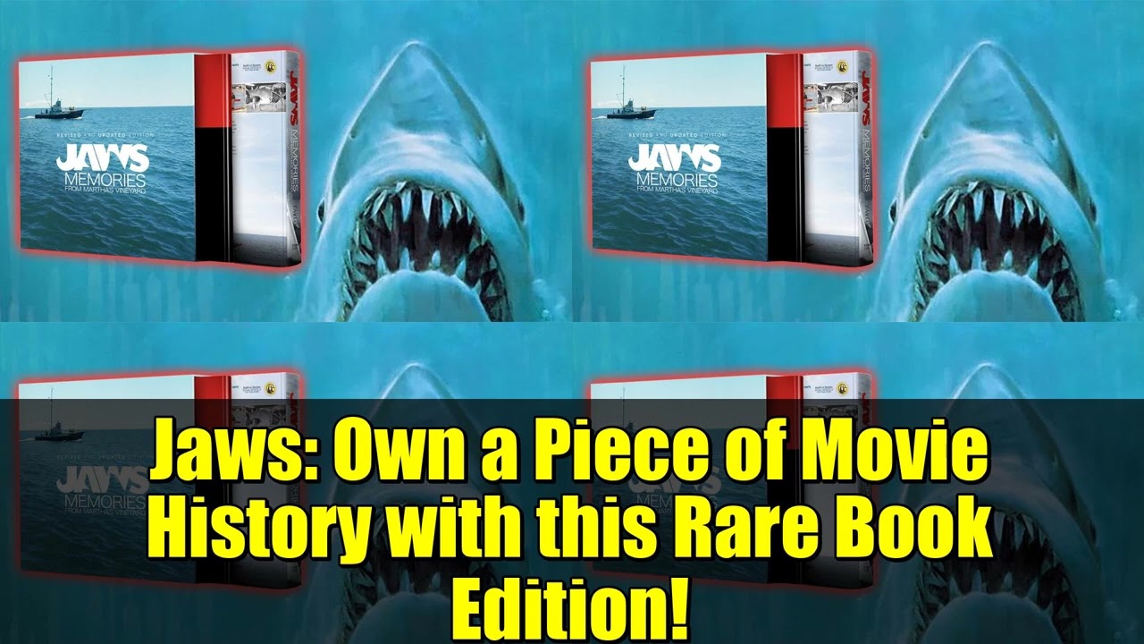 «Челюсти»: станьте обладателем частички истории кино с этим редким изданием! | Эксклюзивный компл...