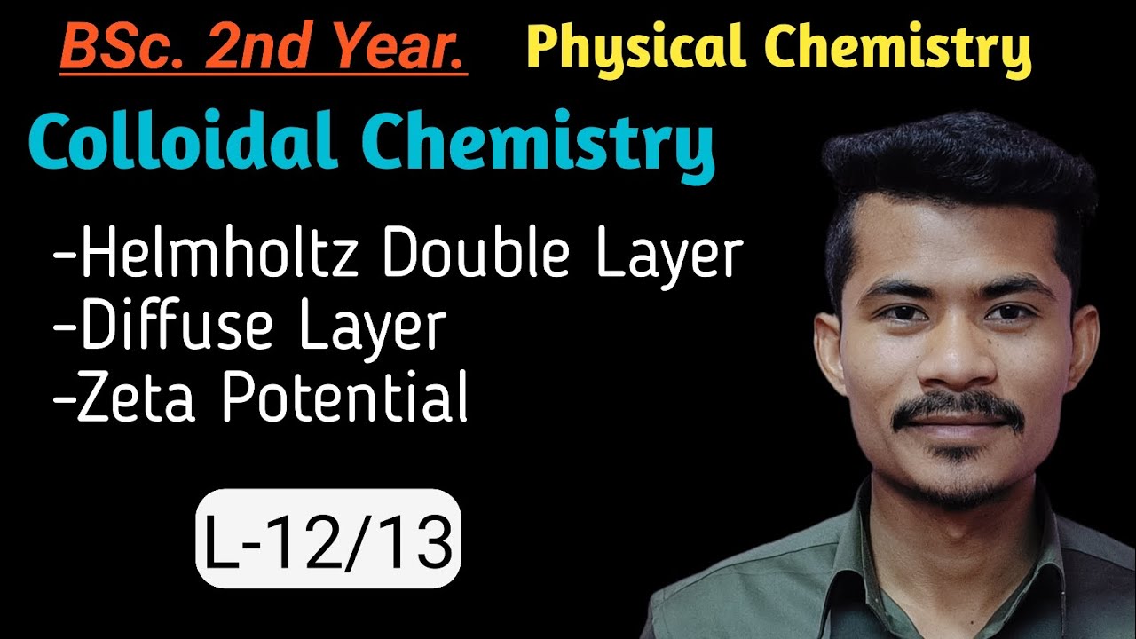 L-12/13: Helmholtz Double layer, Zeta potential| Colloidal State | Physical Chem. | BSc 2nd Yr | TU.