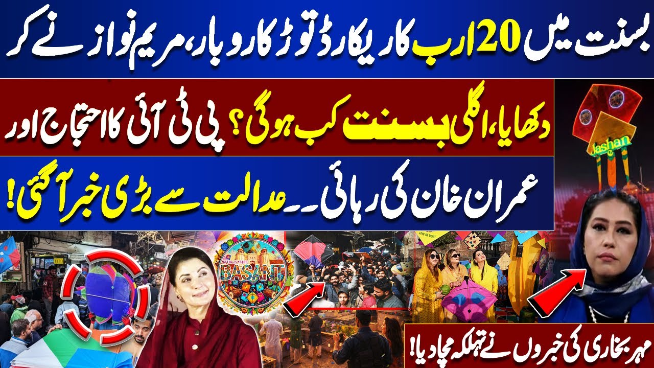 Historic Basant Success | Basant Breaks Rs 20 Billion Business Record | Maryam Nawaz Big Win