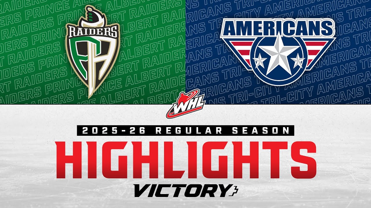 «Принс Альберт Рэйдерс» против «Три-Сити Американс» 11/08 | Лучшие моменты WHL 2025-26