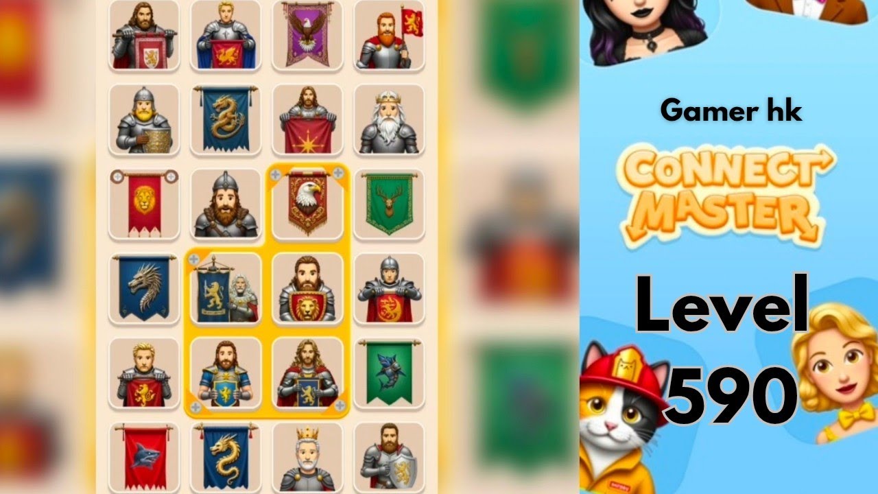 Connect Master level 590 hard level Walkthrough Solution - YouTube