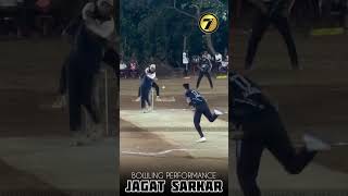 jagat sarkar bowling performance #7070sports #cricket #7t7t #jagatsarkar