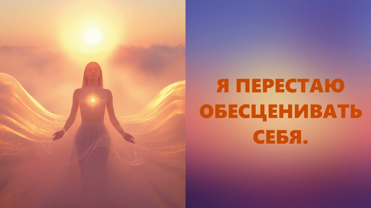 Я ПЕРЕСТАЮ ОБЕСЦЕНИВАТЬ СЕБЯ