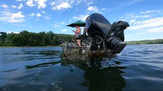 Float pod install underwater view