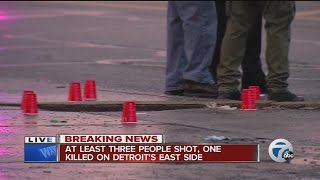 Two people shot, one killed on Detroit's east side