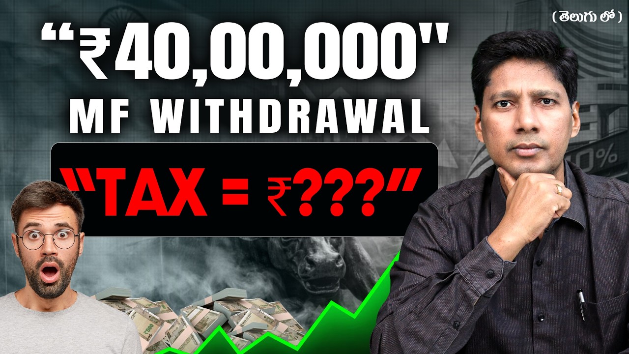 ₹40 Lakhs Mutual Fund Redemption – How Much Tax Will You REALLY Pay? 😱